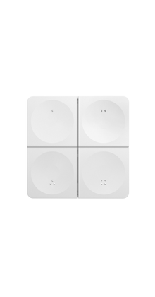 4-zone draadloze LED Wanddimmer - WIT K4