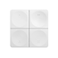 Miboxer / Milight 4-zone draadloze LED Wanddimmer - WIT K4