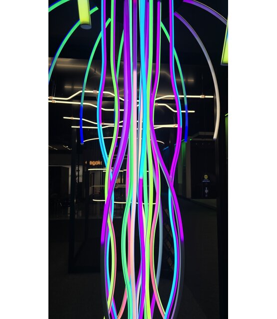 Rond Buigbaar LED profiel met opaal klikafdekking 2 meter - F12DUO - 20 mm x 3,3 mm + afdekking keuze