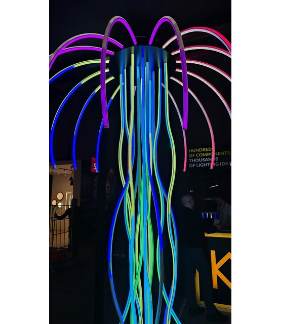 Rond Buigbaar LED profiel met opaal klikafdekking 2 meter - F12DUO - 20 mm x 3,3 mm + afdekking keuze