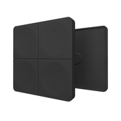 4-voudig draadloos LED Wanddimmer - ZWART4 K