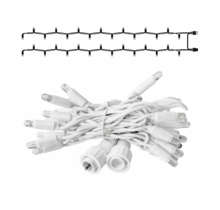 LED Eindstuk Verlichting – 2x1,5m | 6500K Koud Wit | Wit Snoer | 230V IP65