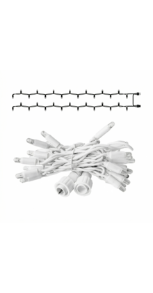 LED Eindstuk Verlichting – 2x1,5m | 6500K Koud Wit | Wit Snoer | 230V IP65