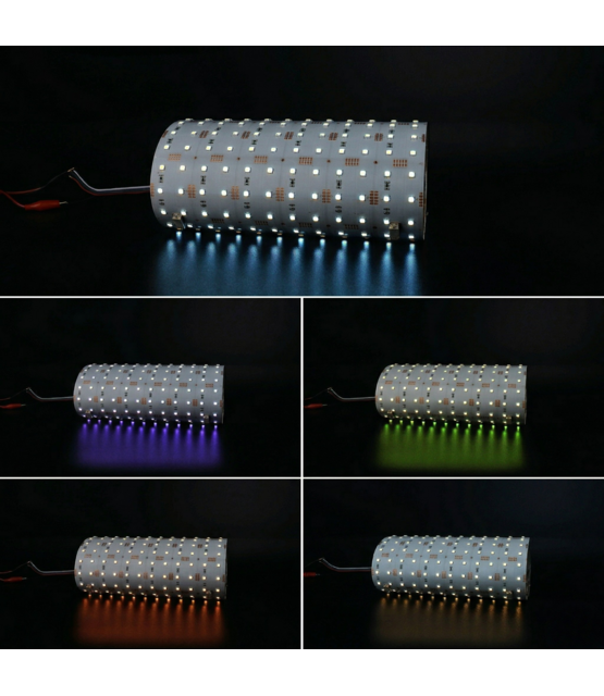 Flexibel LED sheet - 288 LED - RGBWW - Dimbaar - 24 volt IP20 - 49cm x 24,5 cm- Koppelbaar LED Sheet