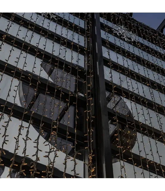 LED Eindstuk Verlichting – 4x0,8m | 3000K Warm Wit | Wit Snoer | 230V IP65