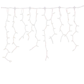 LED ijspegelverlichting 2x0,8m – Warm wit 2400K+ – Wit snoer – 230V IP65