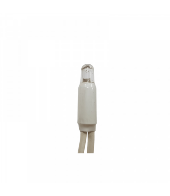 LED ijspegel kerstverlichting 2x0,4m – Warm wit 2400K – Wit snoer – 230V systeem (IP65)