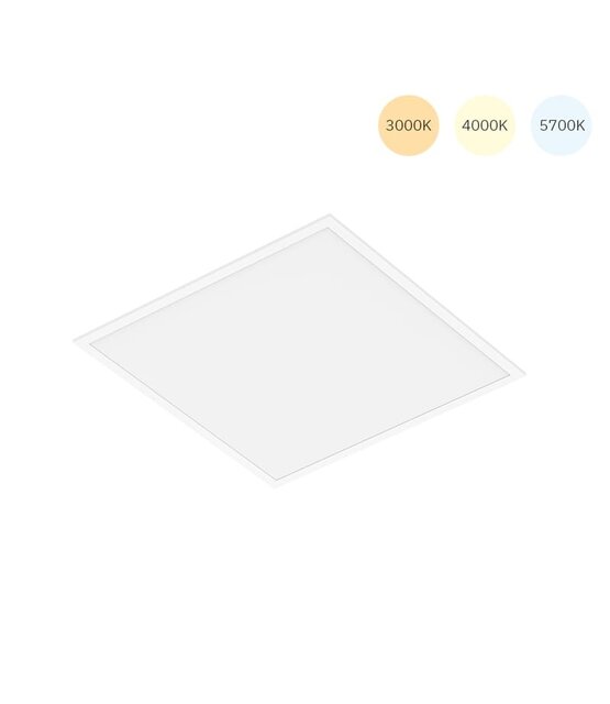 LED paneel - 60x60 - 3-CCT - 2700,3000,4000k - UGR19 -25 w -150 LM
