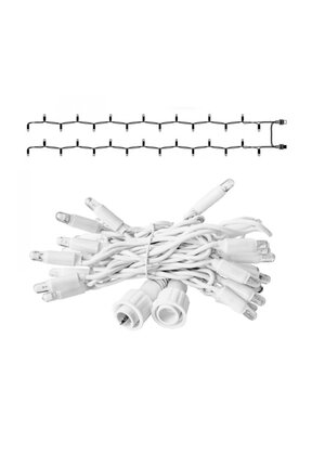 LED eindstuk verlichting 2x1,5m – Warm wit 3000K – Wit snoer – 230V IP65