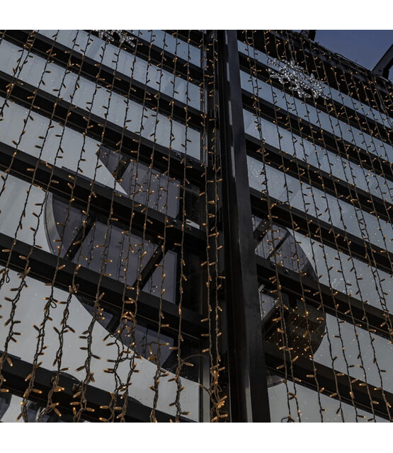 LED kerstlichtsnoer 10 meter – Warm wit 2400K – Wit snoer – 230V systeem (IP65)