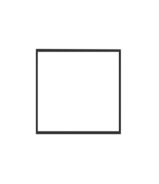 LED paneel - 60x60 - Opbouwframe - zwart