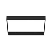 LED paneel - 60x60 - Opbouwframe - zwart