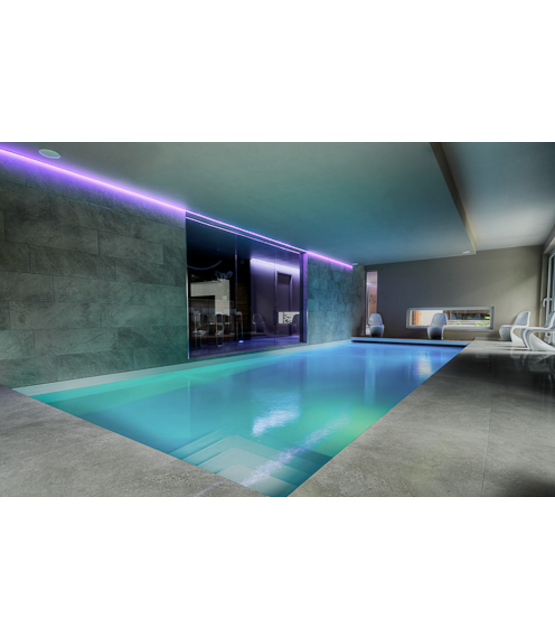 Waterdichte RGBCCT LED strip 21W 2240LM 96LED p/m 24VDC IP68