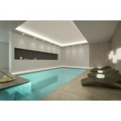 Waterdichte RGBCCT LED strip 21W 2240LM 96LED p/m 24VDC IP68