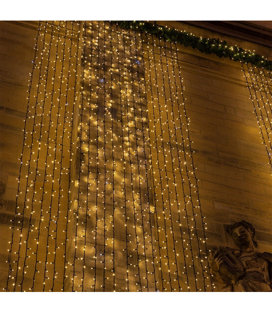 LED kerstlichtsnoer 6 meter – Koud wit 6500K – Wit snoer – 230V systeem (IP65)