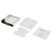 PUSH draadloos  LED Wanddimmer - 2 voudig - WIT PUSH3-2