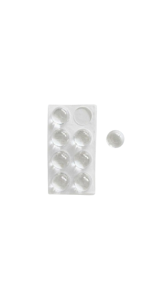 LED Sheet 3000K - aansluit kabel- rubbere montage pads - Schroefjes & ringen
