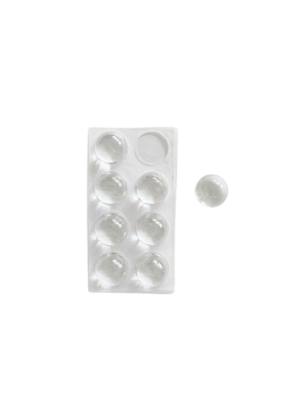 LED Sheet 3000K - aansluit kabel- rubbere montage pads - Schroefjes & ringen