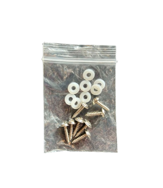 LED Sheet 3000K -aansluit kabel- rubbere montage pads - Schroefjes & ringen