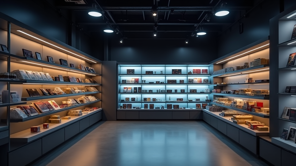 LED verlichting voor winkel planken