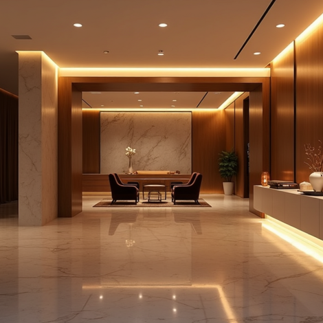 LED strips voor hotel