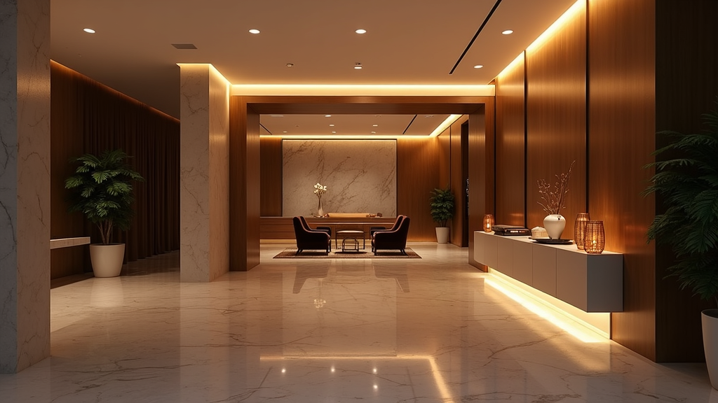 LED strips voor hotel