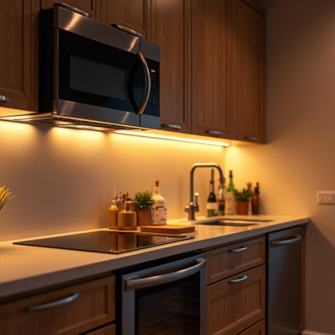 LED verlichting keukenkastjes