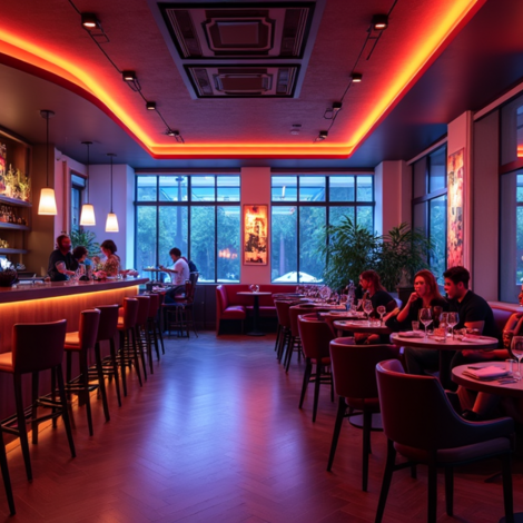 LED strips voor restaurants