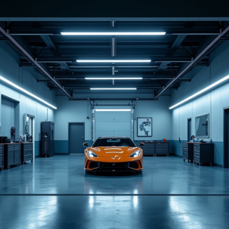 LED strips autogarage