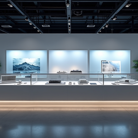 LED verlichting voor display stands