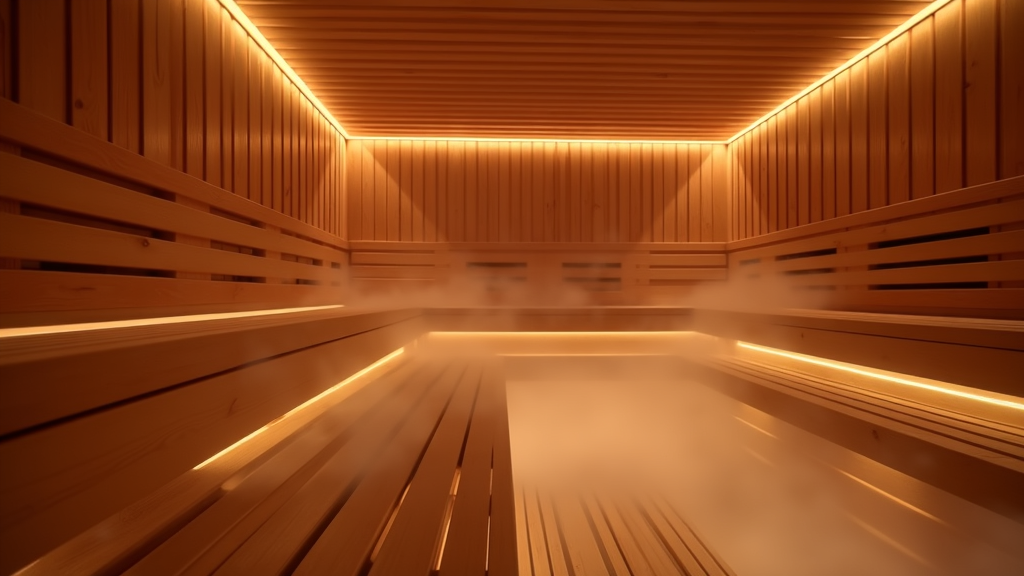 LED strips voor een natte sauna
