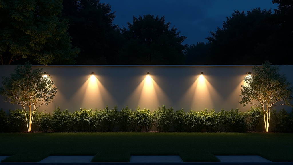 Verlichting scheidingsmuur