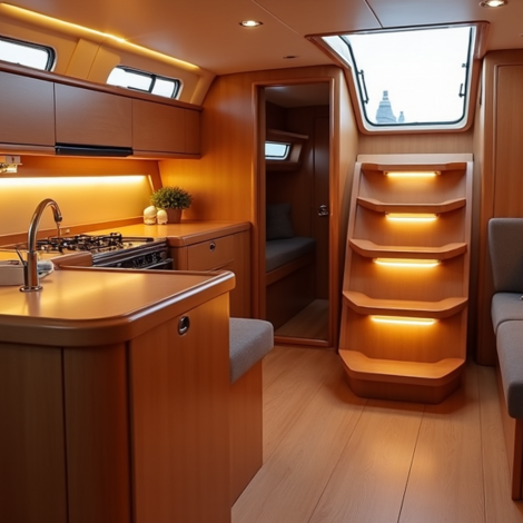 LED strips kajuit verlichting