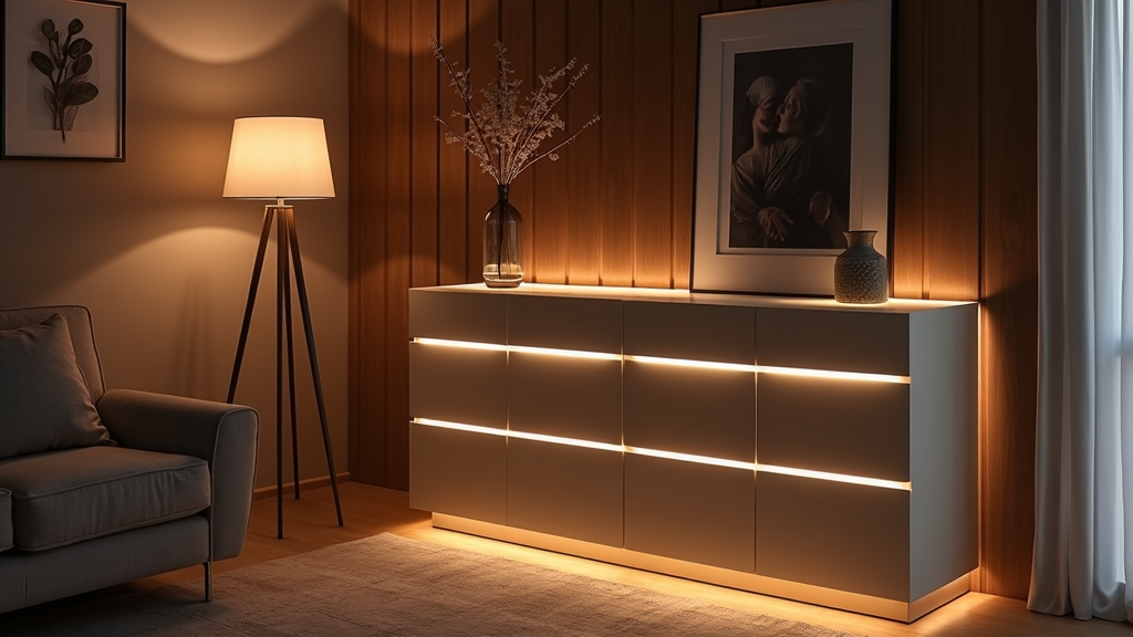 LED strip dressoir