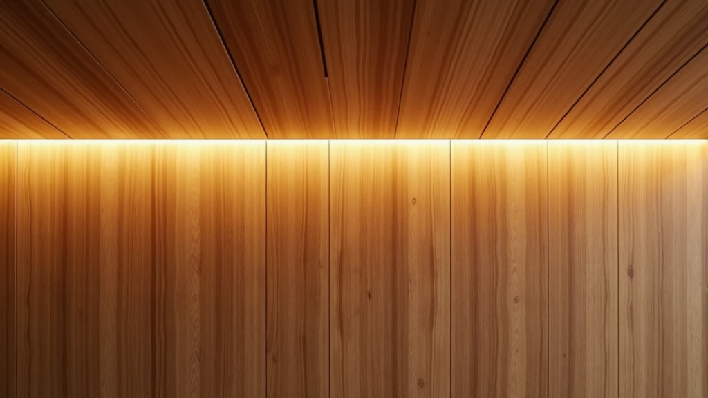 LED strip in hout wegwerken