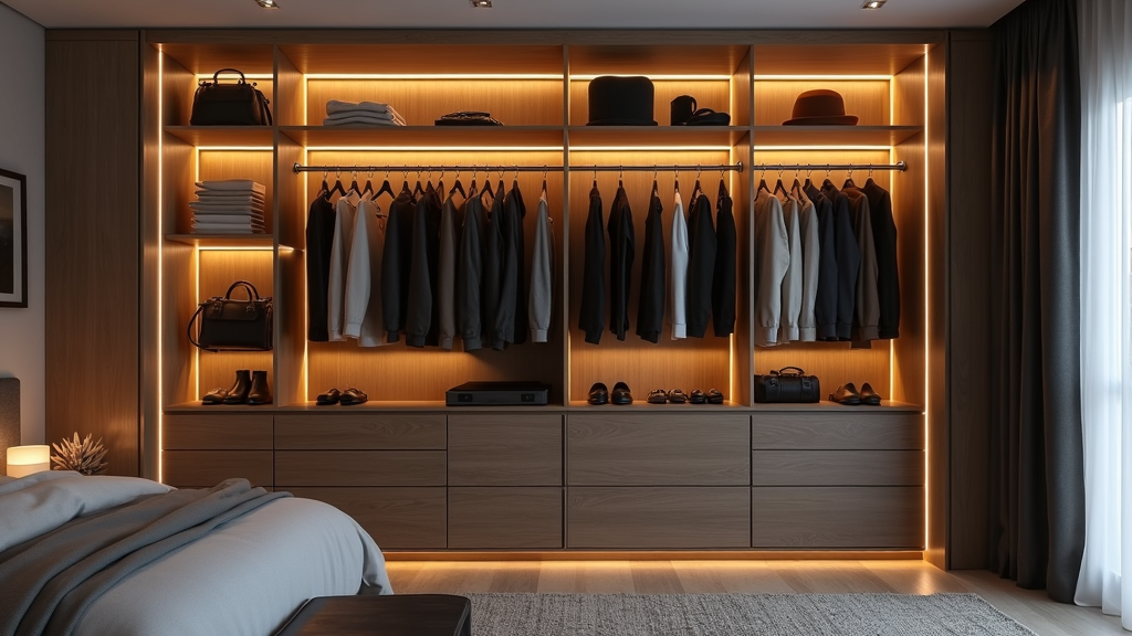 LED strips garderobe