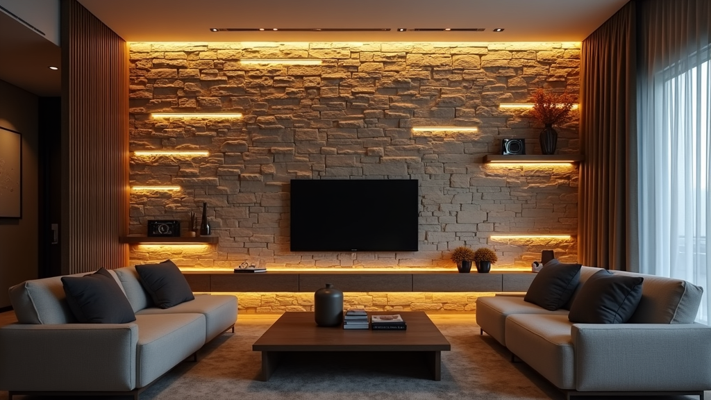 Steenstrips met LED verlichting