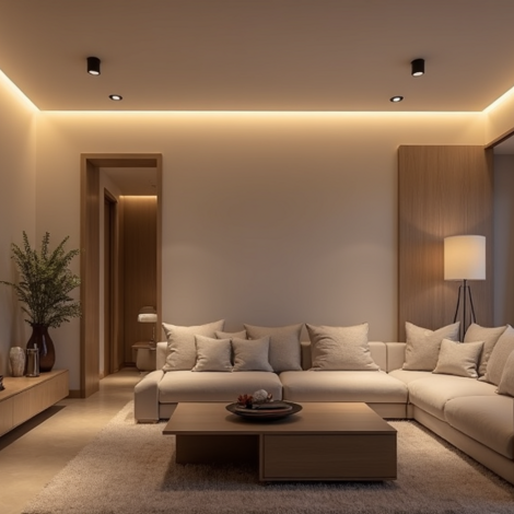 Up and down light led profiel