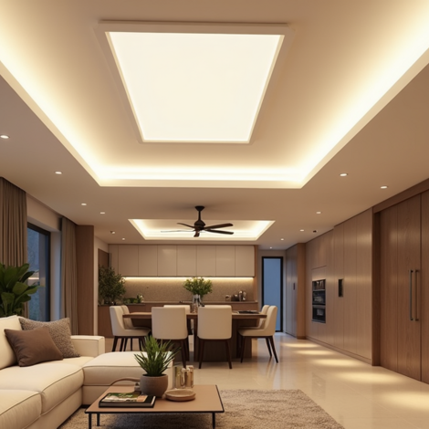Hoe moet ik led panelen en led downlighters aansluiten