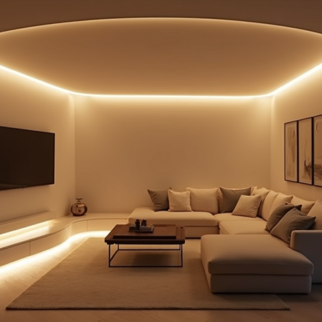 Wat is de maximale hoek voor een LED strip in een bocht bocht