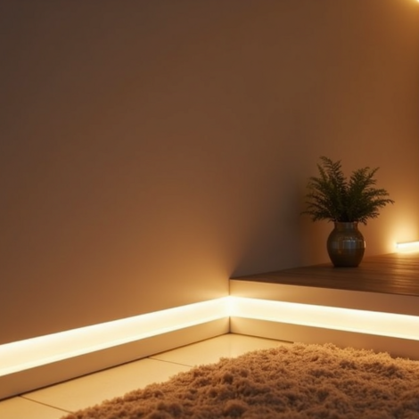 Hoe installeer je LED strips in een hoek