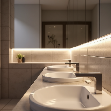 Hoe installeer je een LED profiel SLIM08 in een betegelde muur