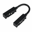 Galaxy profiles Connector 180°  flexibel Zwart 48V TZ19
