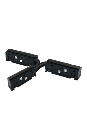 T-Connector  flexibel Zwart 48V TZ49