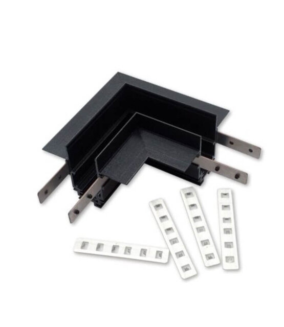 Hoek verbinder zwart TS3