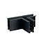 Galaxy profiles T-rail Horizontaal zwart TS4