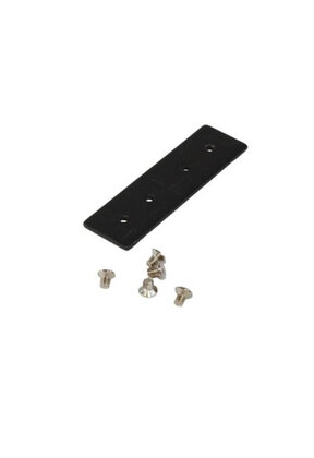 Led profiel rechte verbinding zwart TS1/TS4