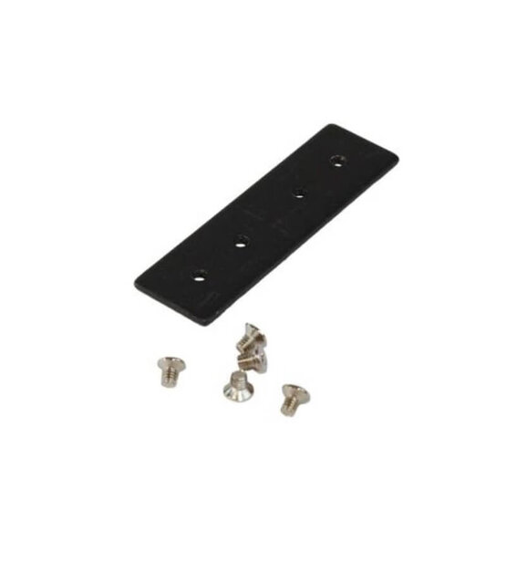 Led profiel rechte verbinding zwart TS1/TS4