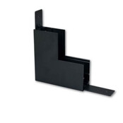 Hoek verbinder verticaal zwart TS1