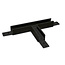 Galaxy profiles T-rail Horizontaal zwart TS2